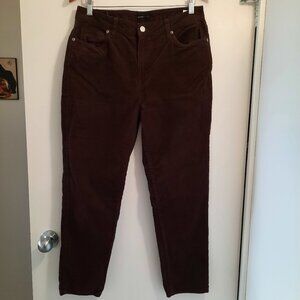 Bluenotes Brown Corduroy Pants, Size 10R